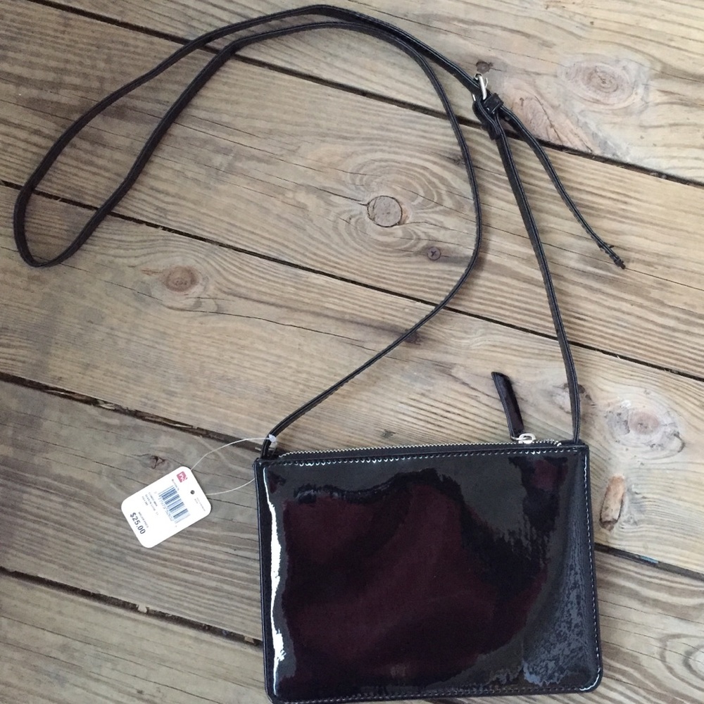 Patent Crossbody Mini